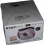 Boombox avec lecteur CD, radio FM et autocollants Rose