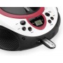 Radio FM portable Lecteur CD et USB Rose