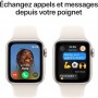 Apple Watch SE 40mm GPS Starlight Aluminium Case - S/M Sport Band MXEF3QF/A