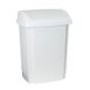 past team Poubelle couvercle basculant, 25 litres, blanc