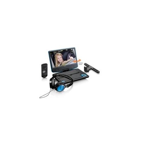 Lenco DVP-910 9\'\' DVD-Player portabel m. Kopfhörer blau