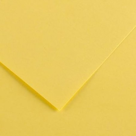 CANSON Papier Vivaldi, 500 x 650 mm, 240 g/m2, jaune paille