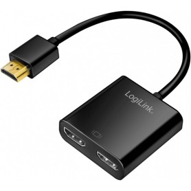 LogiLink Rpartiteur HDMI 4K/60 Hz HDMI, downscaler, 2 ports