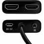 LogiLink Rpartiteur HDMI 4K/60 Hz HDMI, downscaler, 2 ports