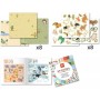 APLI kids Jeu de gommettes \"Les animaux et leur habitat\"
