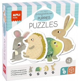 APLI kids Puzzle \"My first Bbs animaux\", 12 pices
