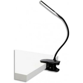 ALBA Lampe de lecture LED rechargeable \"LEDCLIP\", noir