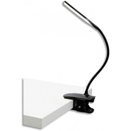 ALBA Lampe de lecture LED rechargeable \"LEDCLIP\", noir