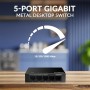 Strong 5-Port Gigabit Metal Desktop Switch