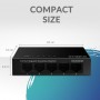 Strong 5-Port Gigabit Metal Desktop Switch