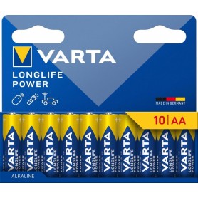 VARTA Pile alcaline \"LONGLIFE POWER\", Mignon AA, pack de 10