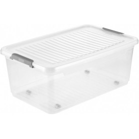keeeper Bote de rangement \"leo\", 37 litres, transparent
