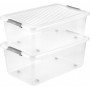 keeeper Bote de rangement \"leo\", 37 litres, transparent