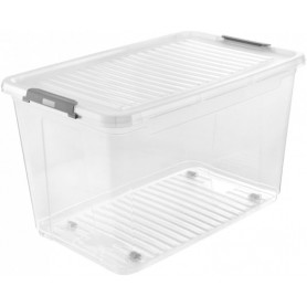 keeeper Bote de rangement \"leo\", 56 litres, transparent