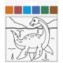 HEYDA Kit d\'aquarelles \"Dinosaure\", 10 motifs