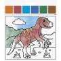 HEYDA Kit d\'aquarelles \"Dinosaure\", 10 motifs