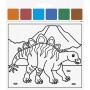 HEYDA Kit d\'aquarelles \"Dinosaure\", 10 motifs