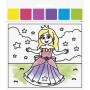 HEYDA Kit d\'aquarelles \"Princesse\", 10 motifs