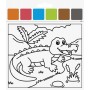 HEYDA Kit d\'aquarelles \"Animaux du zoo\", 10 motifs