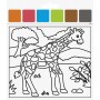 HEYDA Kit d\'aquarelles \"Animaux du zoo\", 10 motifs