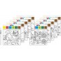 HEYDA Kit d\'aquarelles \"Ferme\", 10 motifs