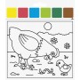 HEYDA Kit d\'aquarelles \"Ferme\", 10 motifs