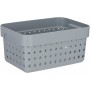 NHG Bac de rangement SEOUL BASKET S, PP, gris