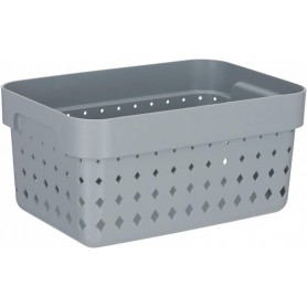 NHG Bac de rangement SEOUL BASKET S, PP, gris