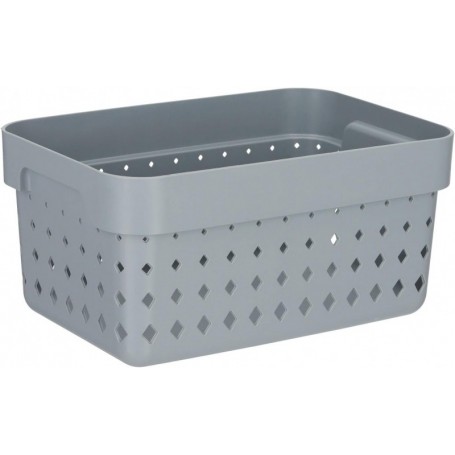 NHG Bac de rangement SEOUL BASKET S, PP, gris
