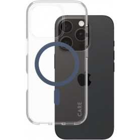 PanzerGlass CARE Flagship Colors iPhone 16 Pro blau