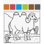 HEYDA Kit d\'aquarelles \"Animaux du zoo\", 10 motifs