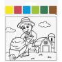 HEYDA Kit d\'aquarelles \"Ferme\", 10 motifs