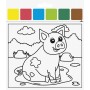 HEYDA Kit d\'aquarelles \"Ferme\", 10 motifs