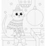 HEYDA Kit de coloriage 3D \"Hiver\", 15 pices