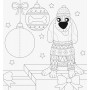 HEYDA Kit de coloriage 3D \"Hiver\", 15 pices