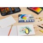 kangaro Bloc de cartes postales aquarelle, A6, 15 feuilles