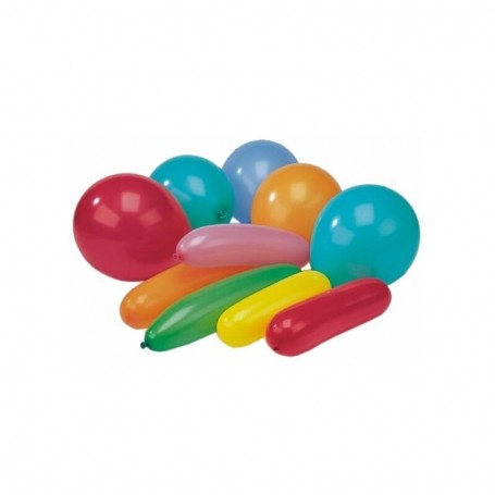 PAPSTAR Luftballons, Farben und Formen sortiert, 50 Stck