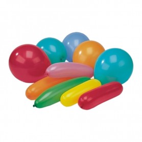 PAPSTAR Luftballons, Farben und Formen sortiert, 10 Stck