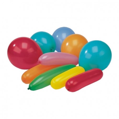 PAPSTAR Luftballons, Farben und Formen sortiert, 10 Stck