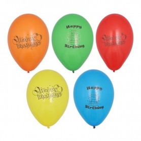 PAPSTAR Luftballons \"Happy Birthday\", farbig sortiert