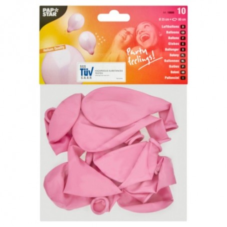 PAPSTAR Luftballons, Durchmesser: 250 mm, rosa