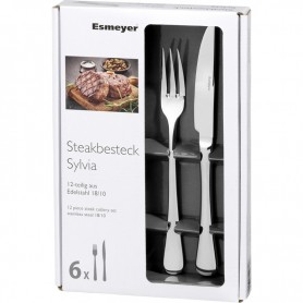 Esmeyer Couverts pour steak/pizza SYLVIA, 12 pices