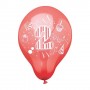 PAPSTAR Zahlenluftballons \"2\", rund, farbig sortiert