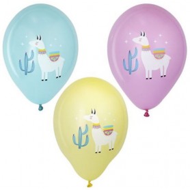 PAPSTAR Luftballons \"Lama\", farbig sortiert
