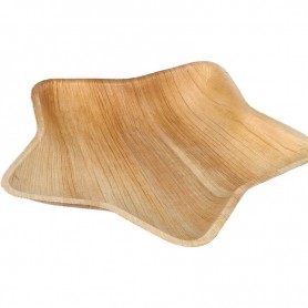 PAPSTAR Assiette feuille de palmier \"pure\" Star