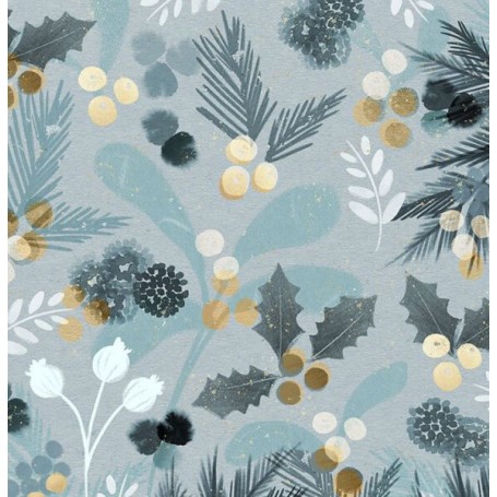 PAPSTAR Serviette motif de Nol \"Blue Christmas\"