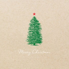 PAPSTAR Serviette motif de Nol \"Christmastree with Star\"