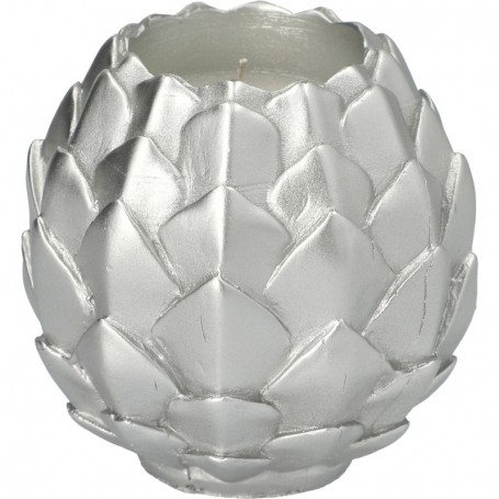 PAPSTAR Bougie sphrique \"Pine Cone\", argent