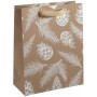 sigel Sac cadeau de Nol \"Pine cones and pine branches\"