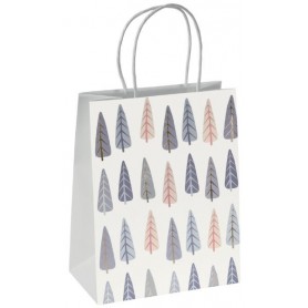 sigel Sac cadeau de Nol \"Pine trees\", petit